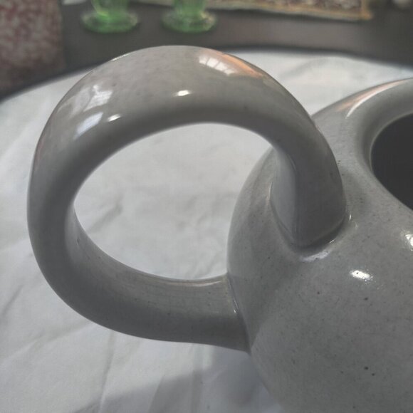 Vintage Russel Wright Teapot Slate Grey Mid-Century Modern Design glazed ceramic - Picture 9 of 9